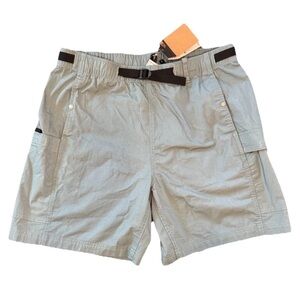 The North Face Ripstop Cargo Shorts Mens Large Goblin Blue Belted Hiking NWT